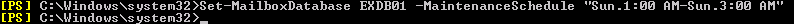 Exchange DB Maintenance
