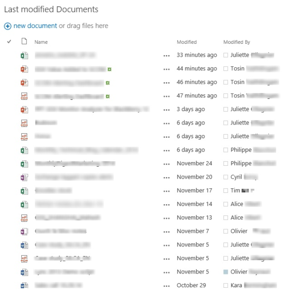 Last modified documents webpart for SharePoint 2013